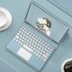thumbnail image 4 of Funda Delgada Magnética con Teclado, Panel Táctil y Mouse, Rosa para Xiaomi Redmi Pad SE de 11 Pulgadas 2023, 4 of 8