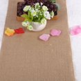 thumbnail image 2 of ESTINK Burlap Table Runner,Vintage Nature Hessian Jute Burlap Ribbon Table Runner Crafts Chair Christmas Wedding Party, Hessian Table Runner, 2 of 3