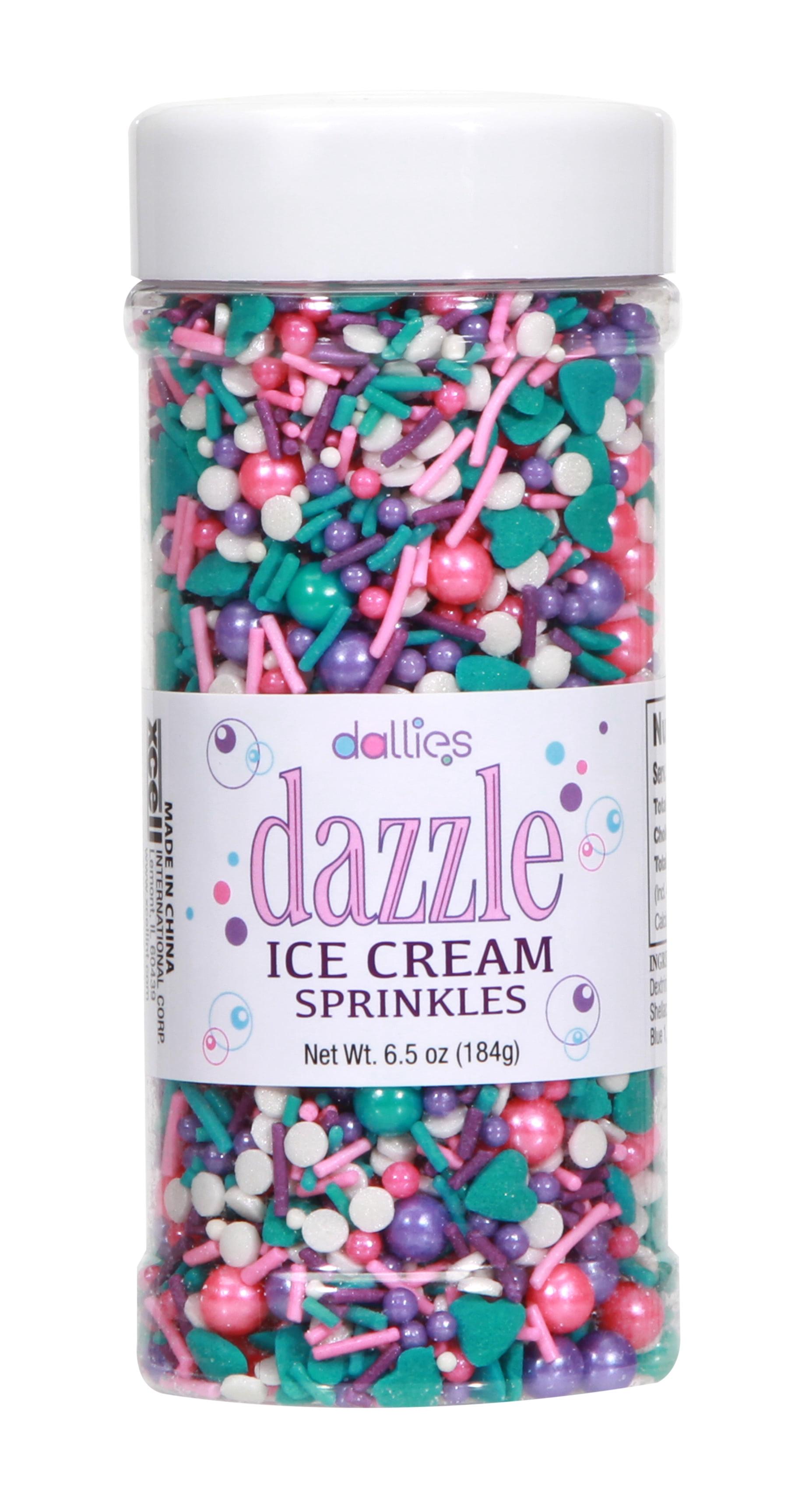 Dazzle Ice Cream Sprinkles 6.5oz
