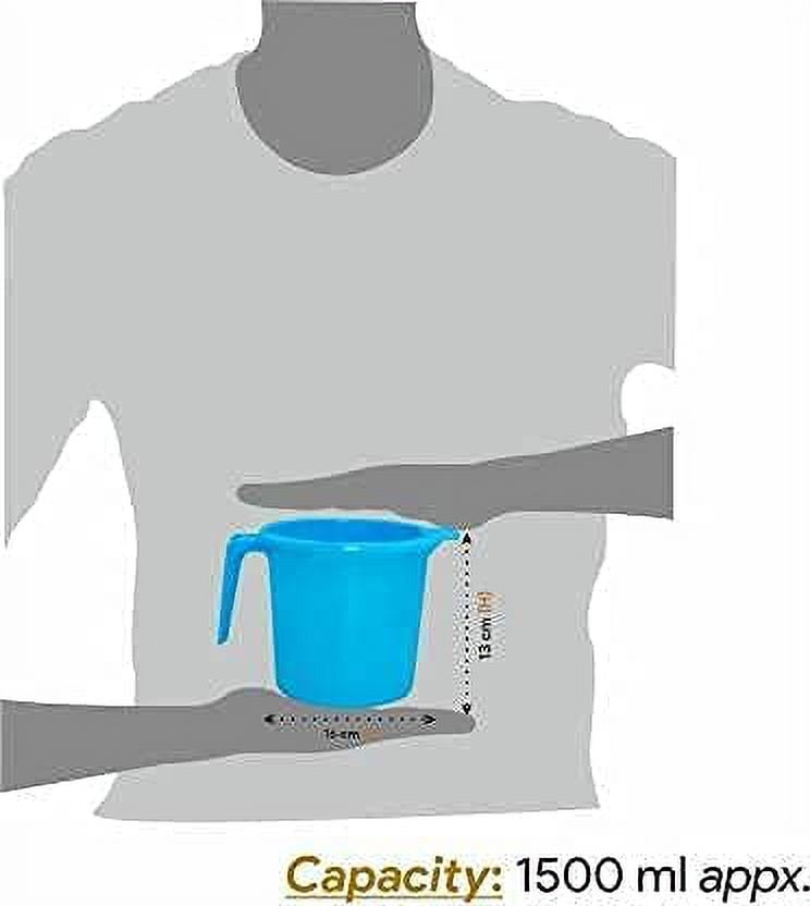 Homely Bathing Mug,Certified Bath Water Mug,Capacity 1.5Litre (1)