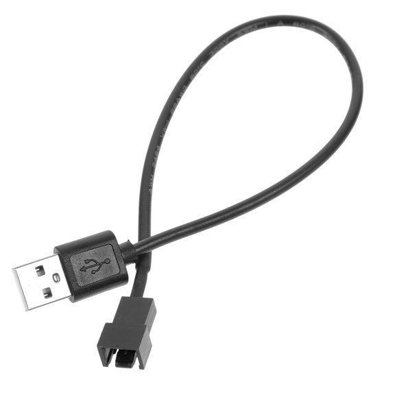 HOMEMAXS 5pcs Fan Cables Converter Cables Power Adapter Cables USB to 3pin Cables