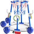 thumbnail image 1 of Juego de canasta de baloncesto para piscina MSKOLER 2 en 1 para niños de 3 a 7 años, 1 of 2
