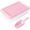 Pink, variant on Ice Cube Tray with Lid and Bin for Freezer, Easy Release 55 Nugget Ice Tray with Cover, Storage Container, Scoop. Perfect Small Ice Cube Maker Tray & Mold. Flexable Durable Plastic, BPA Free