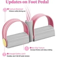 thumbnail image 3 of Pedal Resistance Bands with Handles, 6-Tube Exercise Resistance Band, Portable Foot Pedal Workout Band for Strength Training, Stretching and Home Fitness, 3 of 8
