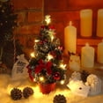 thumbnail image 1 of Cqxid Desktop Ornament Under $10 40cm Red Mini Christmas Tree Decorations Tree Decorations Holiday Decorations Household, 1 of 6