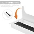 thumbnail image 3 of COOPHYA Desk Grommet Box White Abs 4Pcs With Dust Prevention For Office Work, 3 of 7