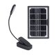 thumbnail image 1 of Lámpara De Escritorio Solar, Diseño De Cuello De Cisne Portátil Clip De Amplia Aplicación En Lámpara De Escritorio Solar Base Plana Para Acampar, 1 of 7