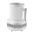 thumbnail image 1 of Mistaha Refroidisseur et Réchauffeur de Boissons Portable avec Gobelet en Aluminium - Capacité de 420 ml, Fonctionnement en un Clic, Refroidissement et Réchauffement Rapides, Poignée Ergonomique - Blanc (Prise US), 1 of 7