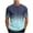 Light Blue, variant on Men's Gradient Color T-Shirt Casual Fashion Crewneck Short Sleeve Graphic Tee Tops Summer Loose Fit Sport Shirts