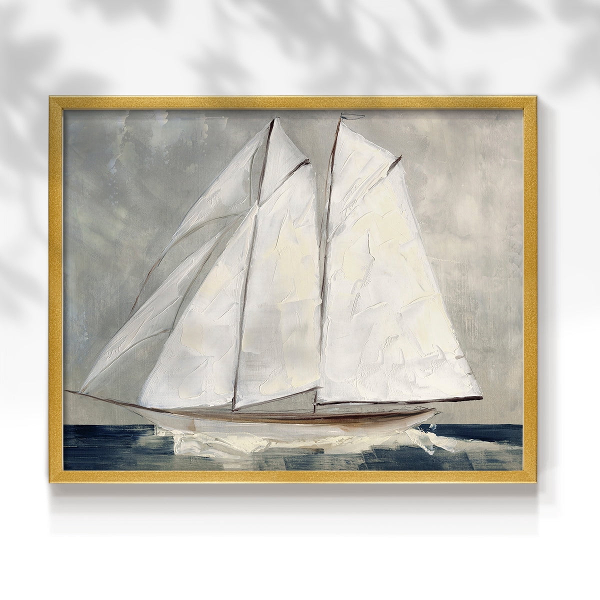 Setting Sail by Sally Swatland - Restickable Framed Giclée Print