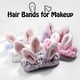 thumbnail image 2 of Diadema para el pelo de maquillaje para mujer, diadema bonita, diadema con orejas de conejo, bandas para el pelo para yoga/deporte/maquillaje, 3 uds. (rosa, morado y blanco) oso de fresa Electrónica, 2 of 5