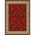 thumbnail image 2 of Radici Usa Como Area Rug 1599 Red Italian Bordered 9' 10" x 12' 10" Rectangle, 2 of 3