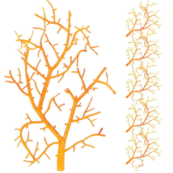 WORGEOUS 6 Pcs Driftwood Decor Simulated Branch Ornaments