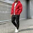 thumbnail image 6 of VEXRO Mens Hoodies 2 Piece Outfits Fleece Workout Casual Sweatpant and Drawstring Sweatshirts Fall Winter Hooded Sets, 6 of 9