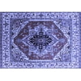 thumbnail image 1 of Ahgly Company Indoor Rectangle Persian Blue Traditional Area Rugs, 7' x 9', 1 of 4