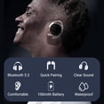 thumbnail image 2 of Auriculares Bluetooth Jectse Clip Type con funda de carga, color negro, 2 of 9