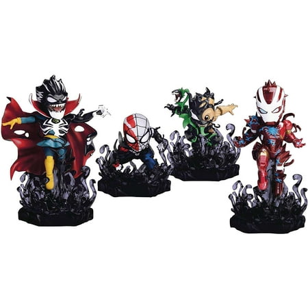 Marvel Mini Egg Attack Maximum Venom Venomized Dr. Strange  Groot  Iron Man & Spider-Man 4-Statue Bundle price history on PriceWatchPro