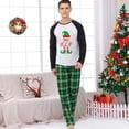 thumbnail image 4 of Conjuntos de pijamas navideños para parejas, ropa de dormir roja para adultos, Mr & Mrs ELF, 4 of 4