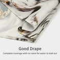 thumbnail image 5 of Grey Gold Marble Shower Curtain Set, Abstract, Modern, Luxury Standard for Bathroom Decor, Bathtub, Waterproof, Washable Fabric, 5 of 6