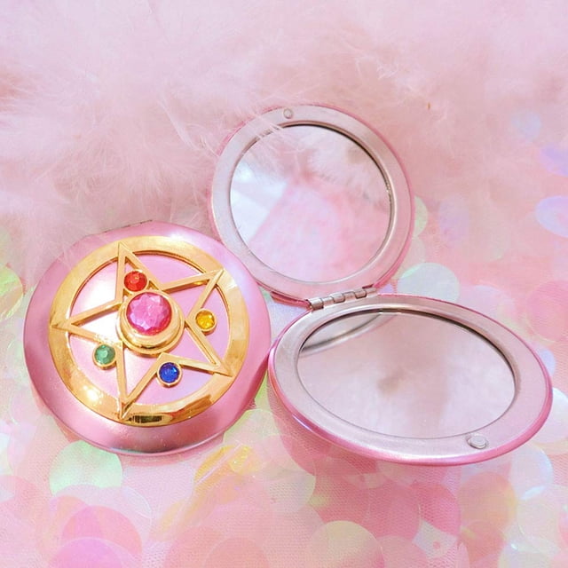 Espejo compacto de maquillaje SHOWLOUE Dispositivo de mano portátil de viaje