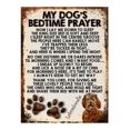 thumbnail image 1 of Size: 16" x 12" - My Dog's Prayer Retro Metal Sign Labradoodle, Novelty Gift, 1 of 4