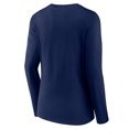 thumbnail image 3 of Women's Navy New England Revolution Shielded Long Sleeve V-Neck T-Shirt, 3 of 3