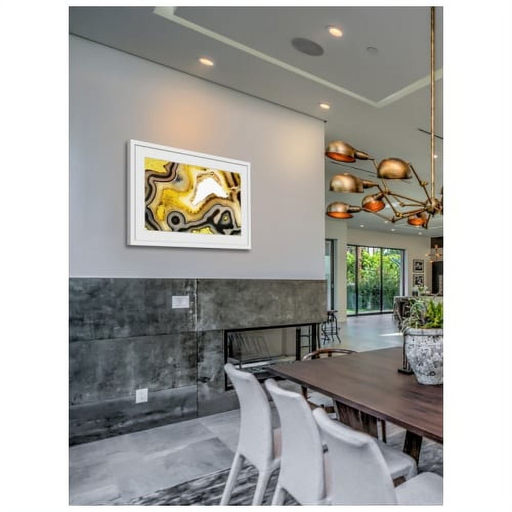 "Golden Mineral" Framed Painting Print