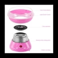 thumbnail image 4 of Cotton Candy Machine ,Mini Electric Cotton Candy Maker with Splash-Proof Plate Kids Party,US Plug,1 x Cotton Candy Machine 10 x candy sticks 1 x candy spoon,Pink, 4 of 9