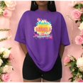 thumbnail image 3 of Playera Blusa Mujer Yo Soy Madre y Además Abuela, Supera Eso Ropa Casual Divertida para Abuelas con Estilo Color Morado Talla Chica Marca Emil SaEs, 3 of 4