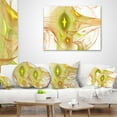 thumbnail image 4 of Designart Yellow Bright Candle - Abstract Throw Pillow - 18x18, 4 of 5