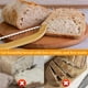 thumbnail image 5 of Bread Bow Knife Slicing Knife | 15.5" Stainless Steel Serrated Blade | Ergonomic Wood Handle | Protective Cover | Even Slice | Rust-Proof | For Homemade Bread, Loaf, Bagel | 1 Pack, 5 of 9