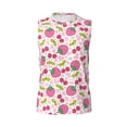 thumbnail image 6 of Picia Strawberry And Cheery mens Cotton Tank Undershirts , Moisture-wicking Ribbed Tanks, Lightweight Cotton Tank Undershirts-Small, 6 of 8