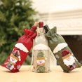 thumbnail image 5 of Funda para botella de vino navideña, alce, muñeco de nieve, Papá Noel, bolsas de vino navideñas, funda para botella de vino, 5 of 5