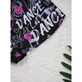 thumbnail image 4 of iiniim Three Pieces Swimwear for Child Girls Bikini Set with Floral Printed Shorts Beachwear Swimsuit Letters 8, 4 of 7