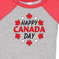 thumbnail image 4 of Inktastic Happy Canada Day Maple Leaf Circle Boys or Girls Baby Bodysuit, 4 of 5
