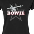 thumbnail image 3 of David Bowie -  Logo Star   - Juniors Fitted Graphic T-Shirt, 3 of 5