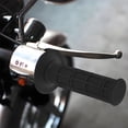thumbnail image 1 of SEWACC 1 Pair Motorcycle Hand Grip Covers Tpe Black Reinforced Core Easy Installation for Riders, 1 of 8