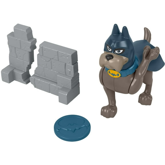 Fisher-Price DC League of Super-Pets Disk Launch Ace Figure & Accessory Set, 4 Pieces