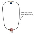 thumbnail image 2 of Collares de estilo de meditación, cuentas de cristal estrelladas, cuerda, cuentas de aleación, collar de cadena, gargantilla de protección de la suerte, 2 of 5