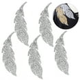 thumbnail image 3 of Leaves Pattern Rhinestones Adhesive, Leaf Pattern Self-Adhesive Sticker, Anti-Rust Automobiles For Luggage Household Furniture Belts, 3 of 8