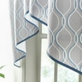 thumbnail image 4 of Curtainworks Morocco Swag Pair, Silver, 100% Polyester, 58"W x 14"L, Adult, 4 of 5