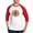 Red/White, variant on CafePress - Mghappybigoneshytr Baseball Jersey - Cotton Baseball Jersey, 3/4 Raglan Sleeve Shirt