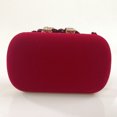 thumbnail image 4 of Minkissy Elegant Red Wedding Clutch Purse with Detachable Chain and Rhinestone Inlay for Formal Events, 4 of 6