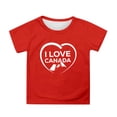 thumbnail image 1 of T-shirt à Manches Courtes pour Filles, Col Rond, Coupe Décontractée, Basique, 1 of 4