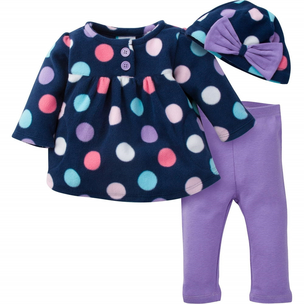 Gerber Childrenswear - Gerber Newborn Baby Girl Zip Jacket, Pan