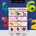 thumbnail image 5 of Animales de la Granja Spanish Educational Posters for Kids – Farm Animals Classroom and Homeschool Learning Visual Aid and Chart Decorations for Classrooms | Durable, Glossy Cardstock | 8.5" x 11", 5 of 5