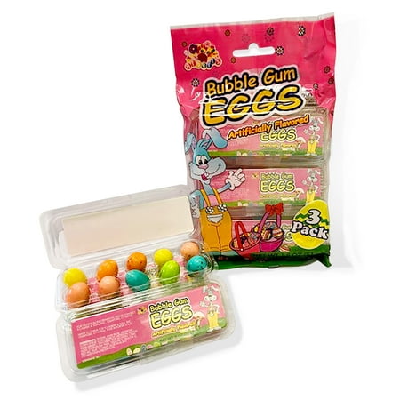 Albert's 3-Pack Bubble Gum Egg Trays Review — Easter Bunny Approved! 2 Albert's Easter Bubble Gum Egg Trays