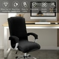 thumbnail image 2 of EUWBSSR Office Chair Cover with Armrest Covers Stretchable Computer Chair Cover Comfortable Desk Chair Slipcover Full Protection Office Seat Cover Office Chair Protector for Office Home, 2 of 10