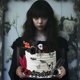 thumbnail image 3 of Decoraciones para tartas TSVATE Gothic, 26 unidades, negras con rosa roja, calavera, 3 of 8