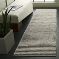 thumbnail image 2 of SAFAVIEH Natura Shannon Geometric Runner Rug, Gray/Ivory, 2'3" x 8', 2 of 10